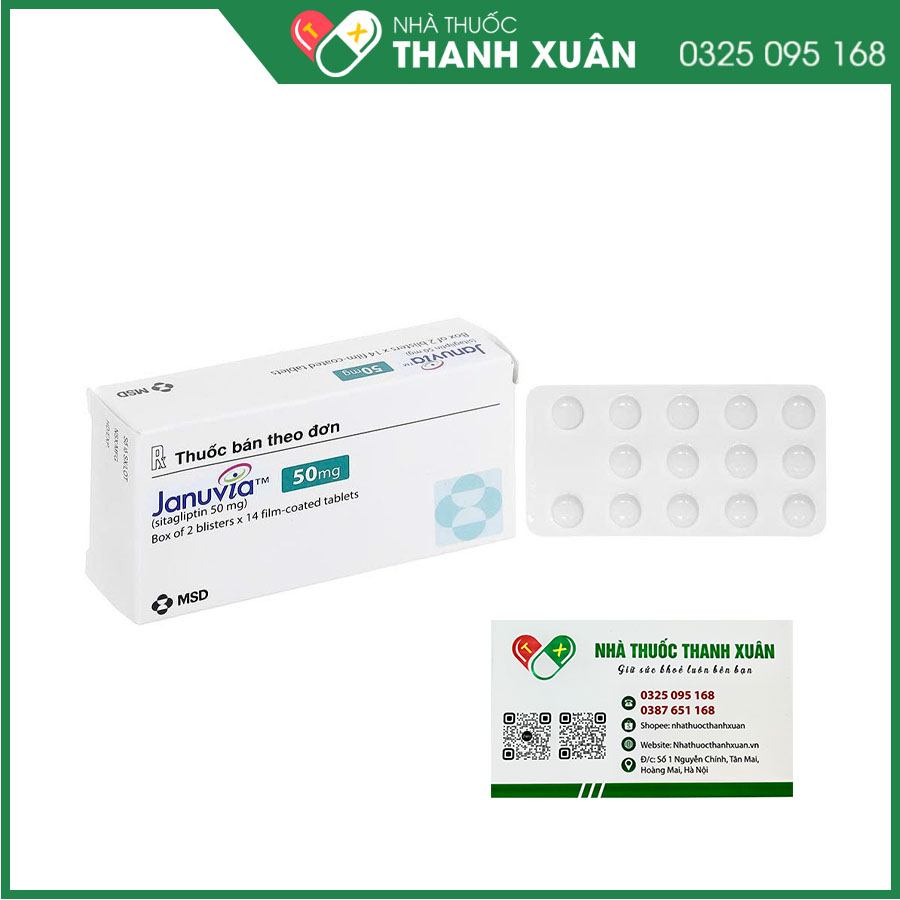 Januvia 50mg thuốc điều trị đái tháo đường tuýp 2